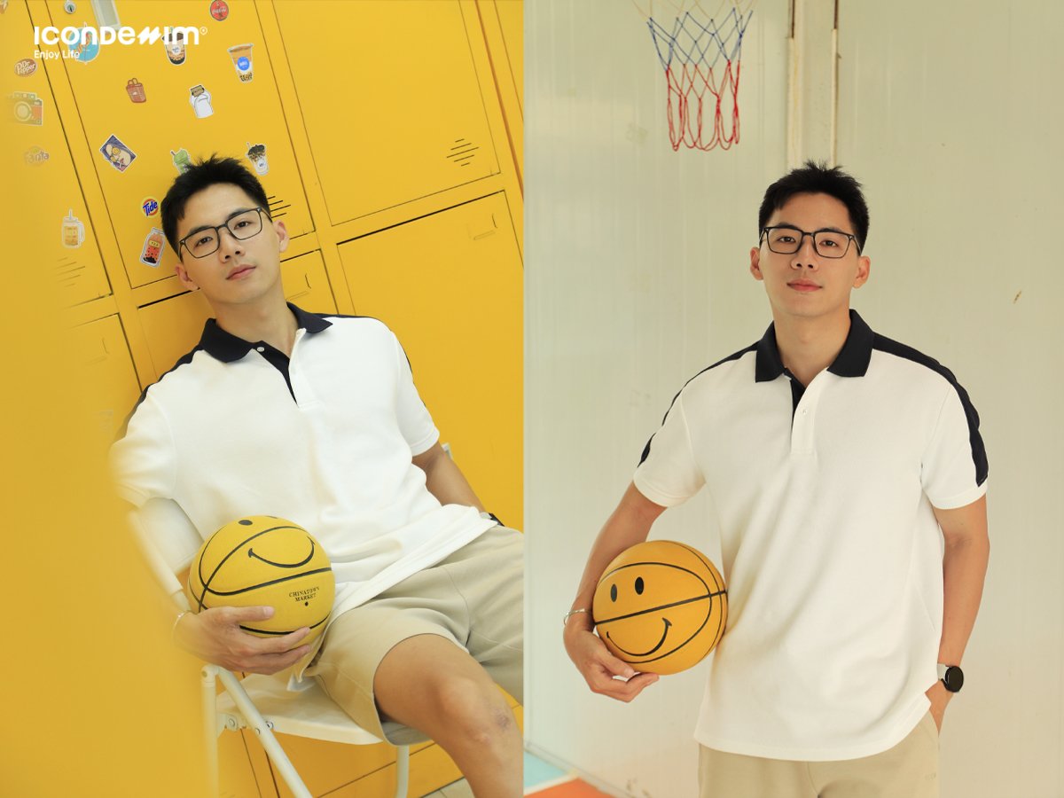 Phong cách thể thao áo polo và quần short