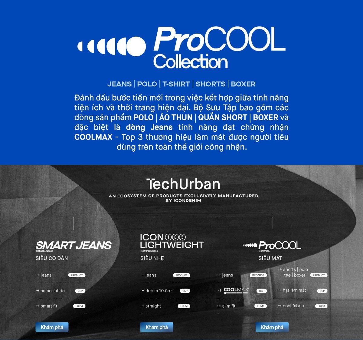 ICONDENIM ra mắt Procool collection