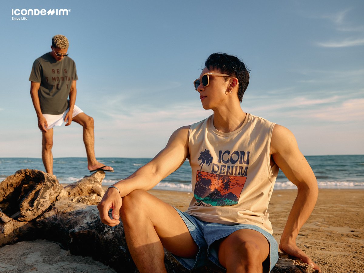 Phong cách sporty áo tank top thể thao